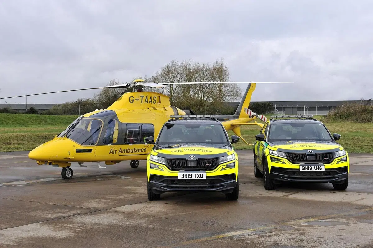 Skoda Kodiaq RS: supporto all'eliambulanza in UK (5)