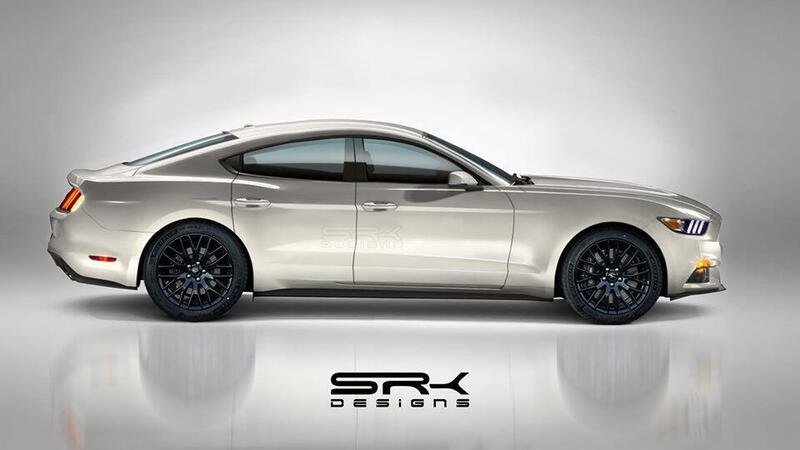 Ford Mustang 5 porte: da Muscle Car a Gran Coup&eacute; [Rendering]