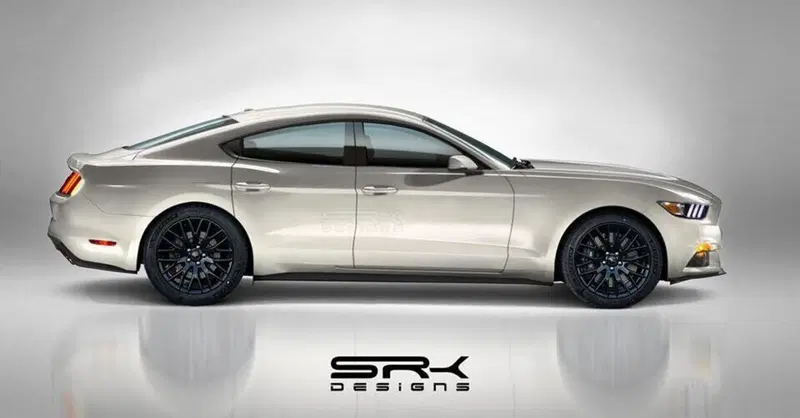 Ford Mustang 5 porte: da Muscle Car a Gran Coup&eacute; [Rendering]