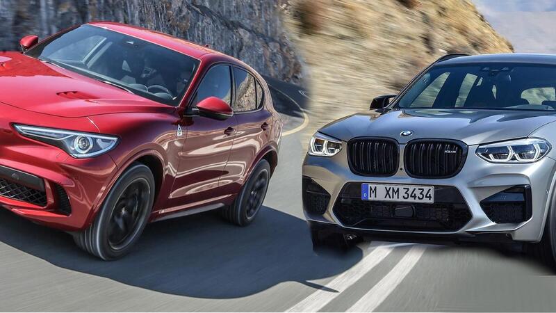 Drag Race Stelvio QV vs BMW X3 M: stessi CV, trazione e cambio [VIDEO]