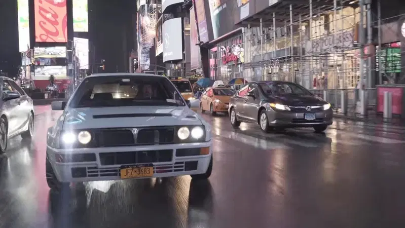Il Deltone a spasso nella notte di New York [VIDEO]