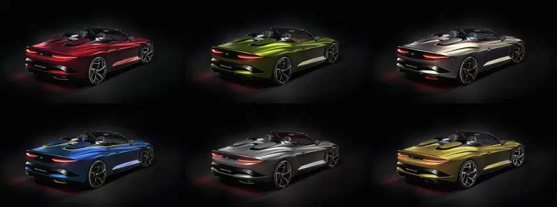 I sei esemplari personalizzati della Bentley Bacalar
