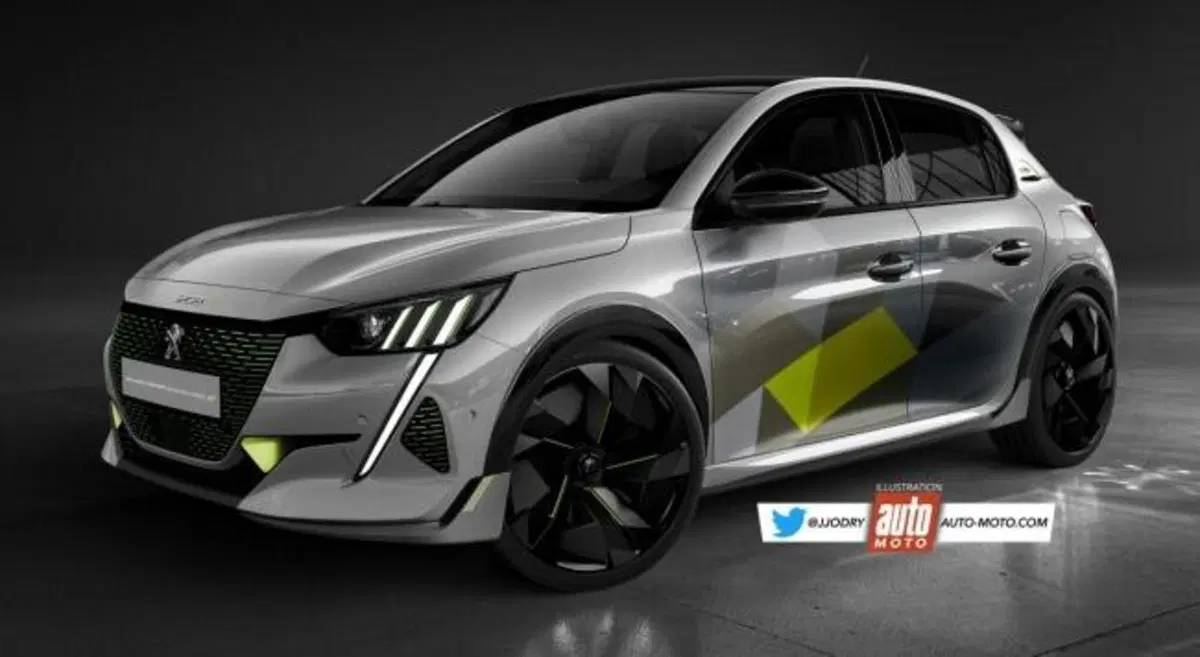 Nuova Peugeot 208 GTi: hot hatch ispirata al passato [Rendering] (2)