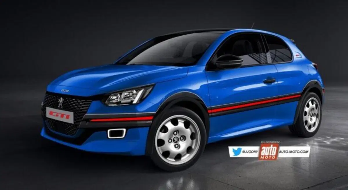 Nuova Peugeot 208 GTi: hot hatch ispirata al passato [Rendering] (4)