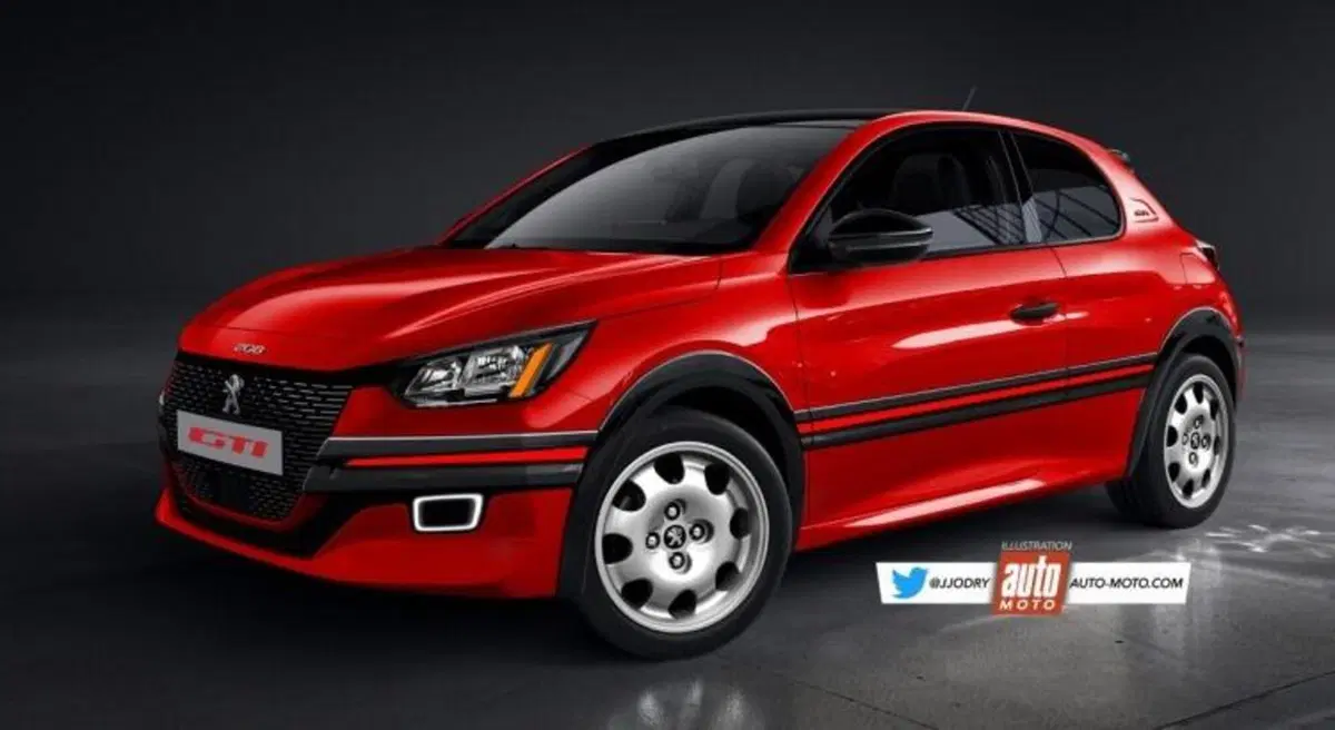 Nuova Peugeot 208 GTi: hot hatch ispirata al passato [Rendering] (7)