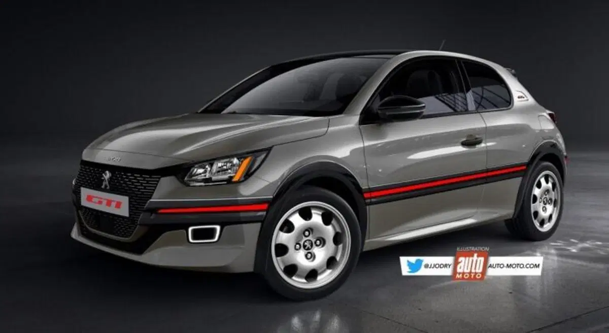 Nuova Peugeot 208 GTi: hot hatch ispirata al passato [Rendering] (6)