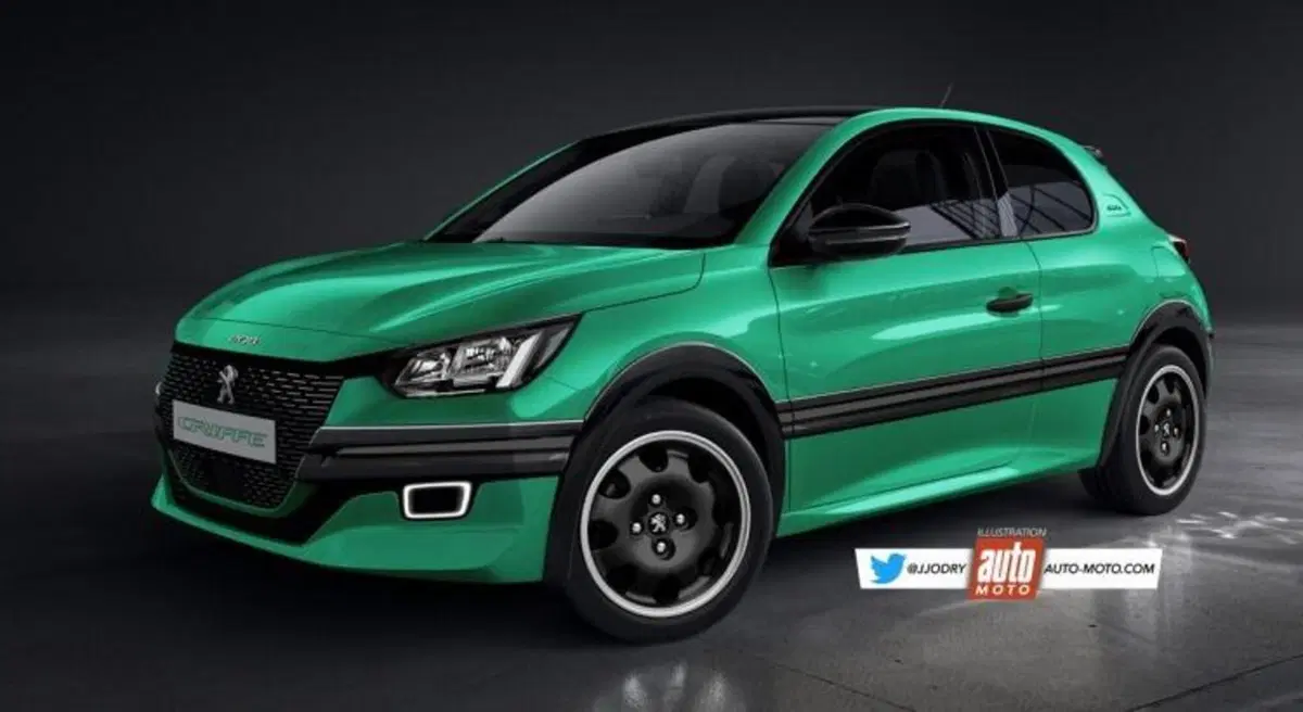 Nuova Peugeot 208 GTi: hot hatch ispirata al passato [Rendering] (5)