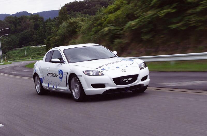 La Mazda RX-8 nella versione a idrogeno sviluppava 109 CV