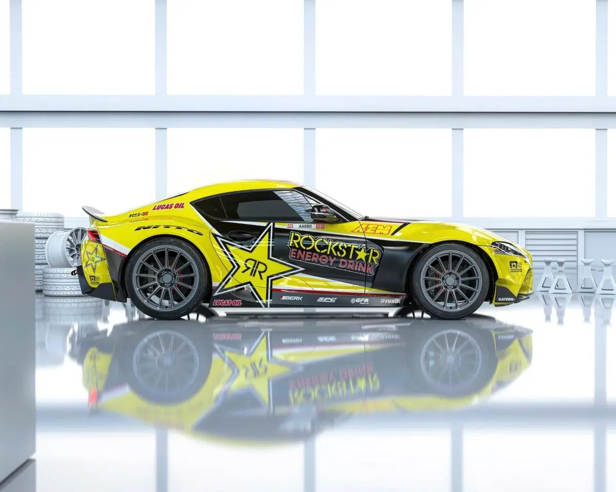 La nuova Toyota Supra (A90) raggiunge 1033 CV per le gare di drift [VIDEO]