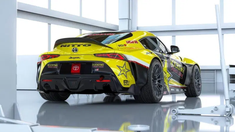 La nuova Toyota Supra (A90) raggiunge 1033 CV per le gare di drift [VIDEO]