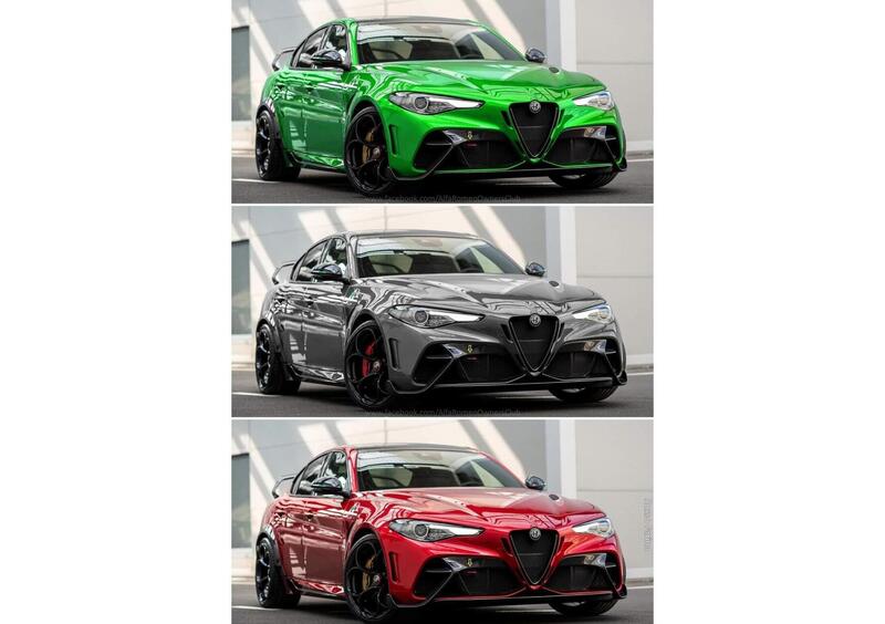 Tricolore di Giulia Quadrifoglio GTAm, quale vi piace di pi&ugrave;?