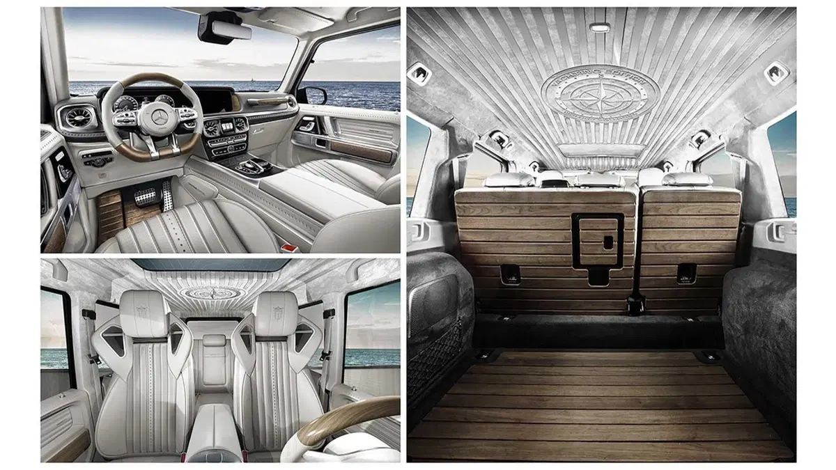 Mercedes G63 AMG, ecco la versione con interni in legno da yacht (2)