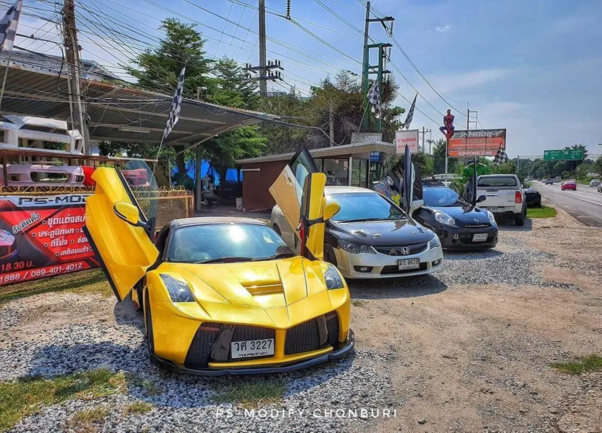 “Quando riapre tutto mi faccio una lambo su misura” Mica così difficile: un tuner tailandese trasforma sportive normali in 'Supercar' con 20mila euro (2)