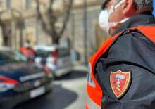 Belluno: famiglia positiva al Coronavirus fermata in auto dai Carabinieri