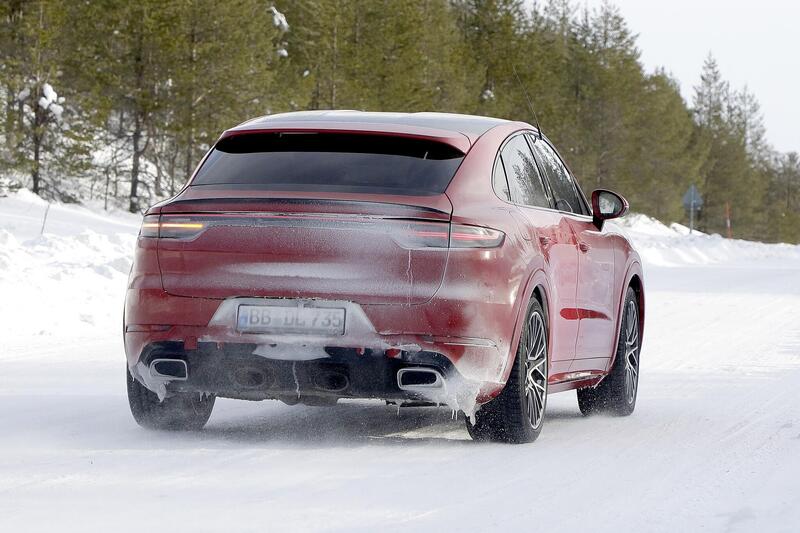 Il posteriore del Porsche Cayenne Coup&eacute; GTS