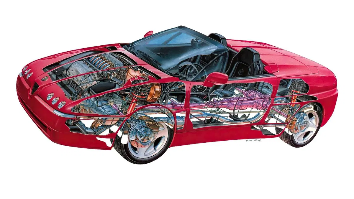 Alfa Romeo 164 Proteo (coupé cabrio), prototipo mai andato in produzione con tecnologie inedite (4)