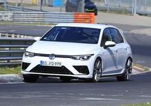 Volkswagen Golf 8 R 2020, le foto spia al Ring 