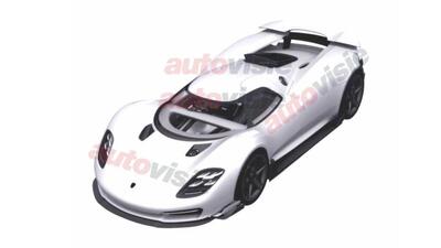 Porsche Hypercar 917 | L&#039;erede della 918 Spyder &quot;beccata&quot; in un render ufficiale?