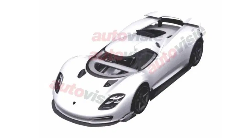 Porsche Hypercar 917 | L'erede della 918 Spyder "beccata" in un render ufficiale?