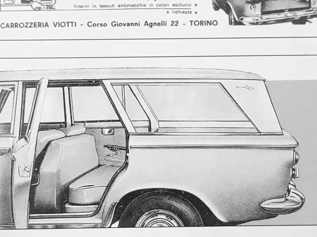 Fiat 1300 Giardinetta Viotti, la wagon d'altri tempi (2)