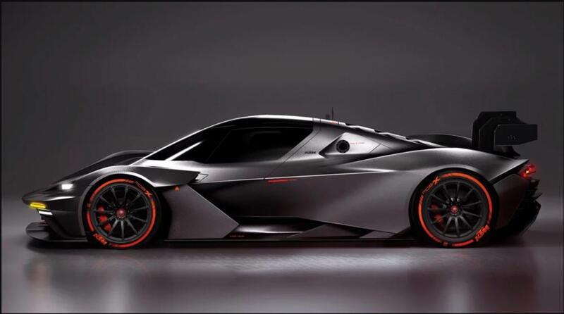 La KTM X-Bow GTX vista di profilo