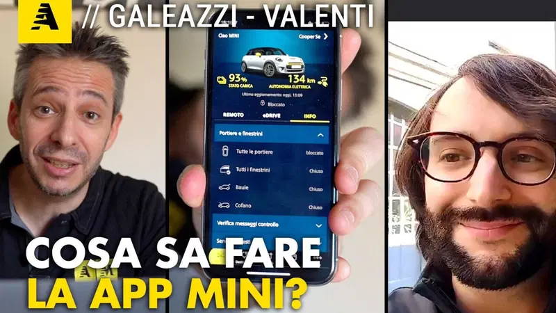 Controllare l'auto da remoto. L'App di Mini Elettrica [VIDEO]