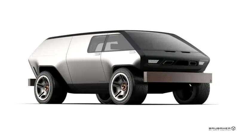 Ritorno al futuro in chiave "scatolata&rdquo;, Non &egrave; Cyber ma volendo EV con la trazione dietro: Brubaker Box 2020 low-cost edition [Foto gallery preview]