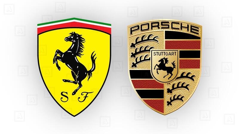 Come mai i loghi di Ferrari e Porsche si somigliano? (cavallino rampante)