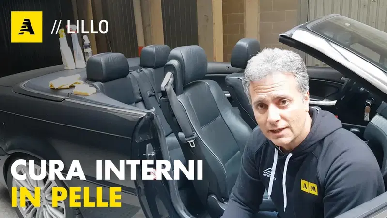 Cura per l'auto: come pulire e rinnovare gli interni in pelle [Video]