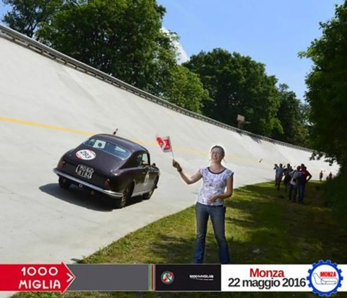 In pista sulla sopraelevata di Monza: con la Mille Miglia 2016 (6)