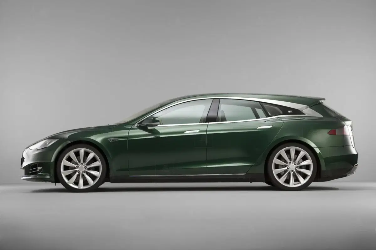 Volete una Tesla Model S Station Wagon? 224.521€, esemplare unico (4)