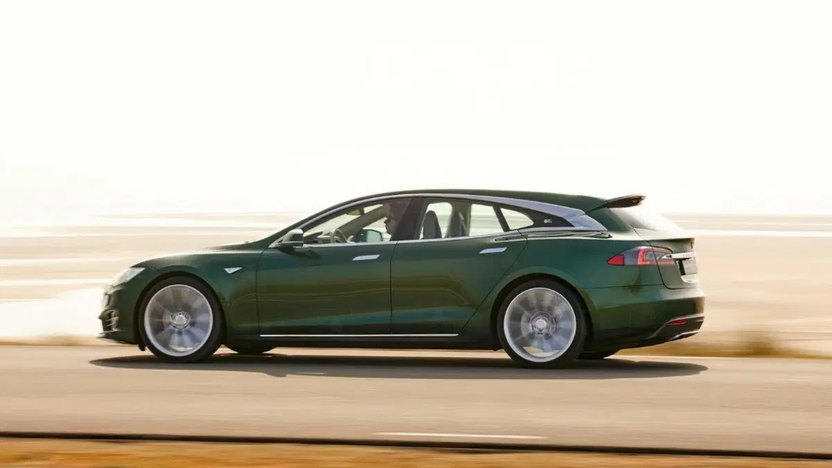 Volete una Tesla Model S Station Wagon? 224.521€, esemplare unico (2)