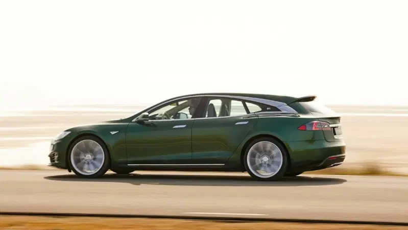 Volete una Tesla Model S Station Wagon? 224.521&euro;, esemplare unico