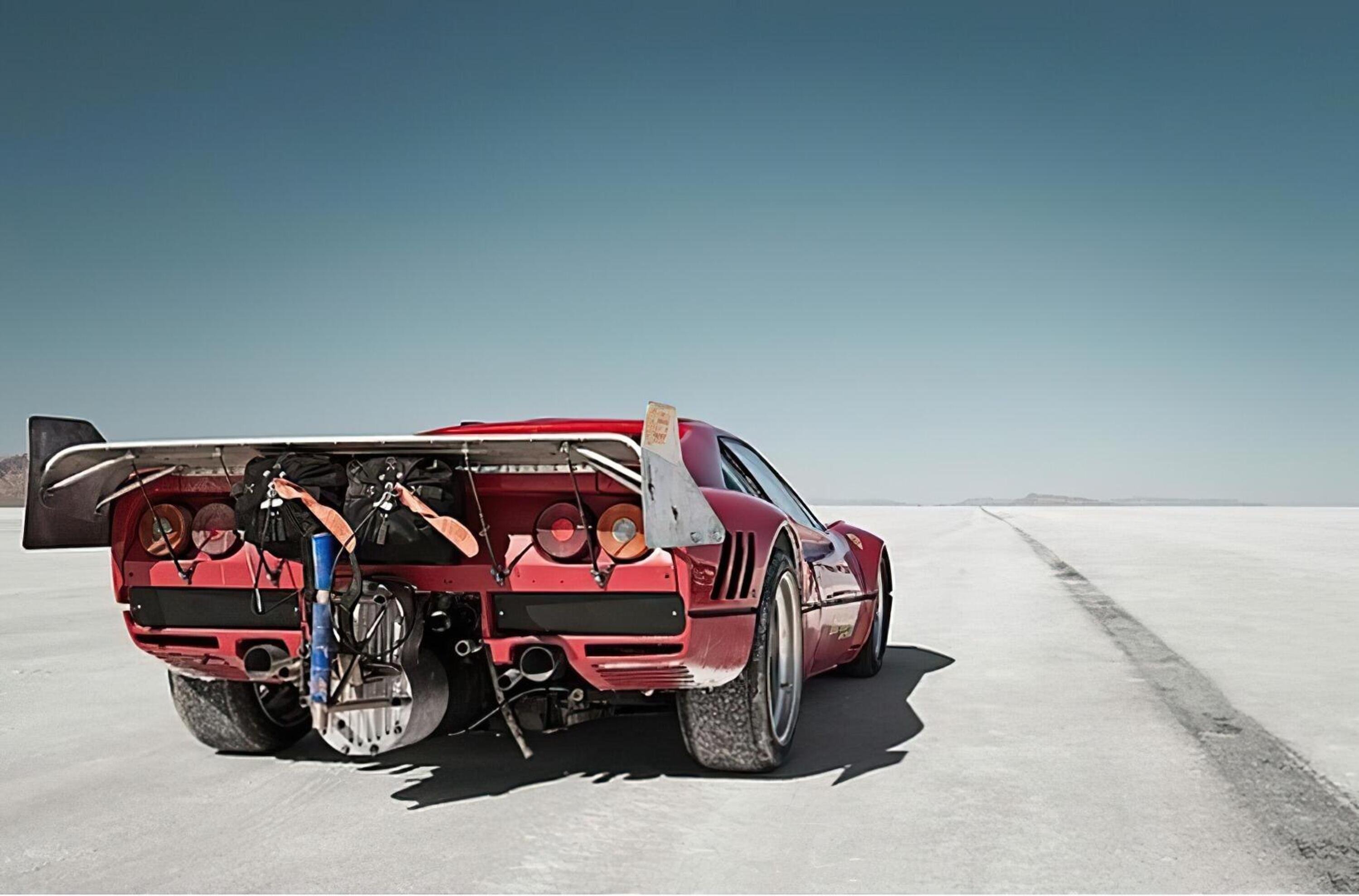 Flashback: quando la Ferrari 288 GTO segn&ograve; i 443km/h sul lago salato