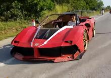 Vietnam: costruita una Ferrari FXX K di cartone funzionante [VIDEO]