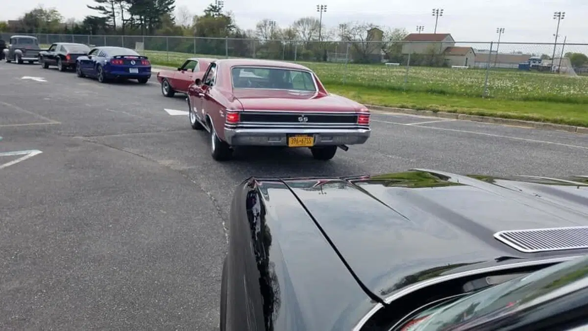 USA, parata di auto storiche in omaggio ai medici (3)