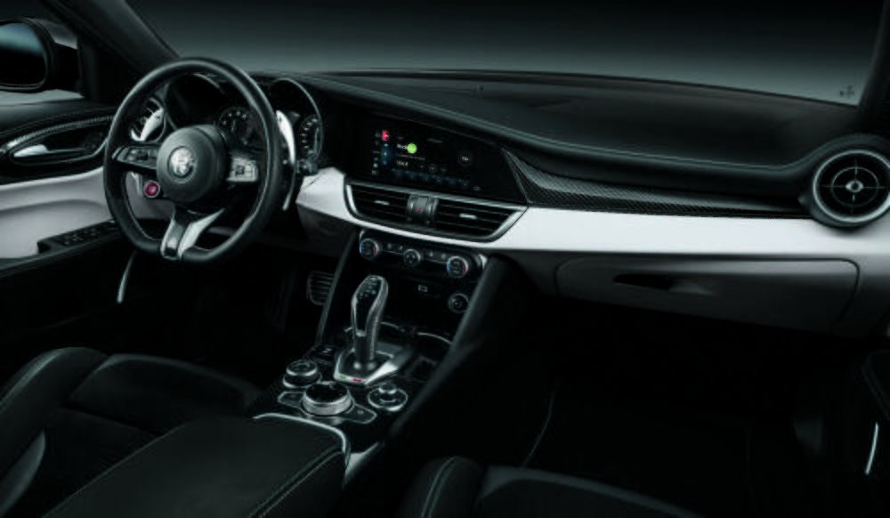 I nuovi interni dell&#039;Alfa Romeo Giulia Quadrifoglio 2020