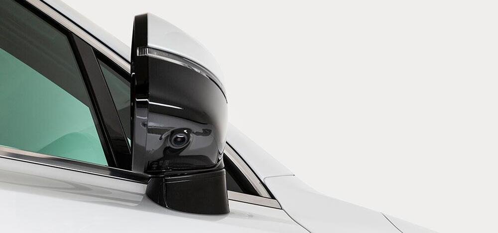 Le telecamere montate sotto gli specchietti della Kia Sorento 2020