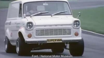 435 CV per il Ford Transit SUPERVAN del 1971. Commerciale di derivazione Ford GT40 (Le Mans)!