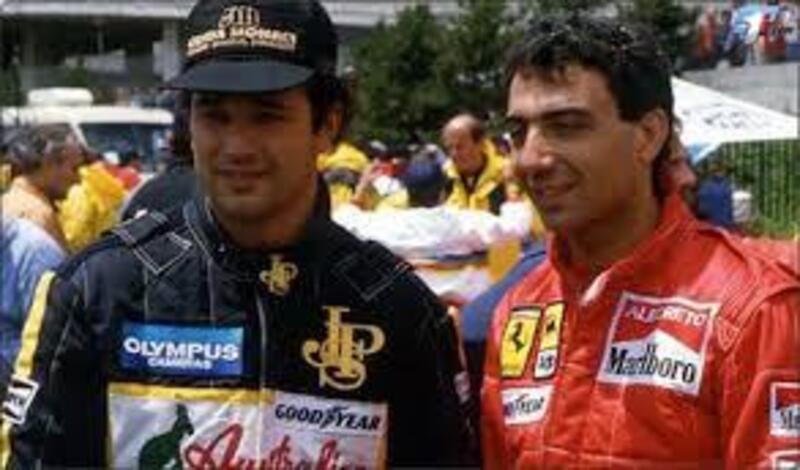 Elio De Angelis con Michele Alboreto