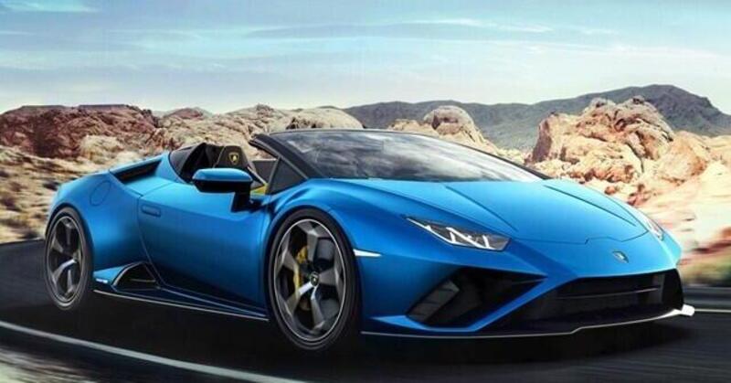 Hurac&aacute;n EVO RWD Spyder 2020 da collezione &quot;a due soldi&quot; su App: 10 &euro; per goderne guadagnandoci con gli anni [versione francobollo]