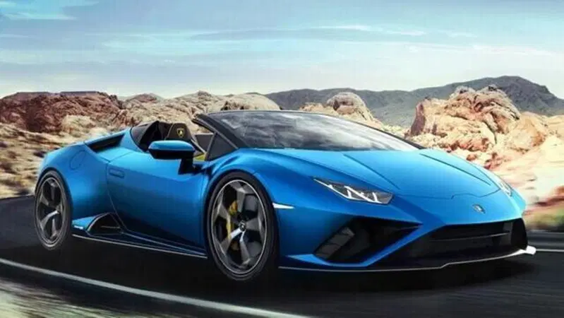 Hurac&aacute;n EVO RWD Spyder 2020 da collezione "a due soldi" su App: 10 &euro; per goderne guadagnandoci con gli anni [versione francobollo]