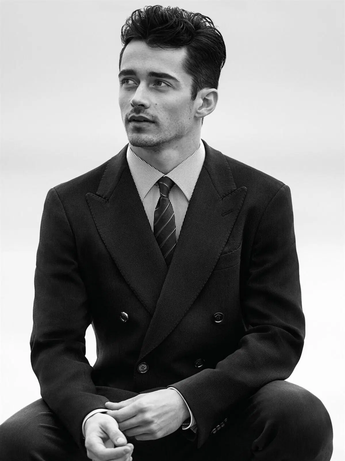 F1, Leclerc testimonial della linea Made to Measure di Armani (2)