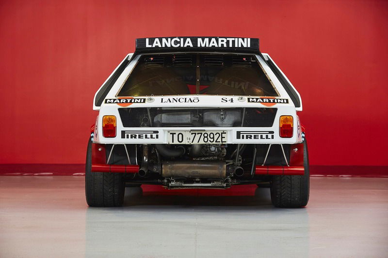 Il posteriore della Lancia Delta S4