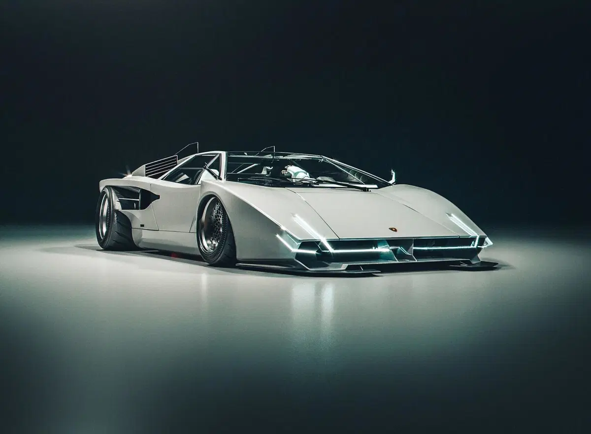 Lamborghini Countach, ritorno al futuro con un rendering (4)