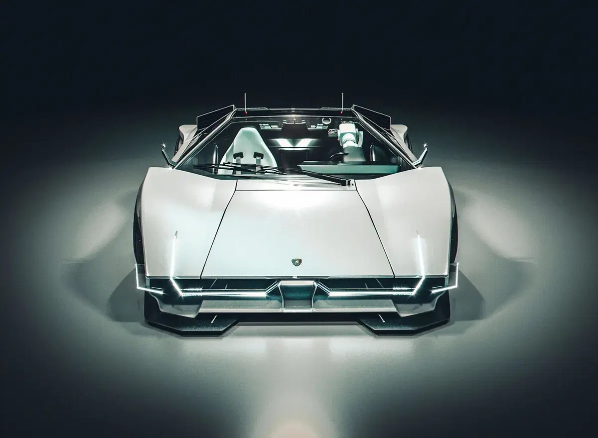Lamborghini Countach, ritorno al futuro con un rendering (5)
