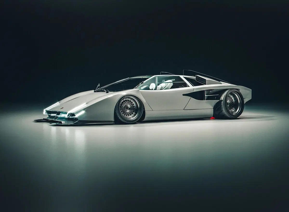 Lamborghini Countach, ritorno al futuro con un rendering (6)