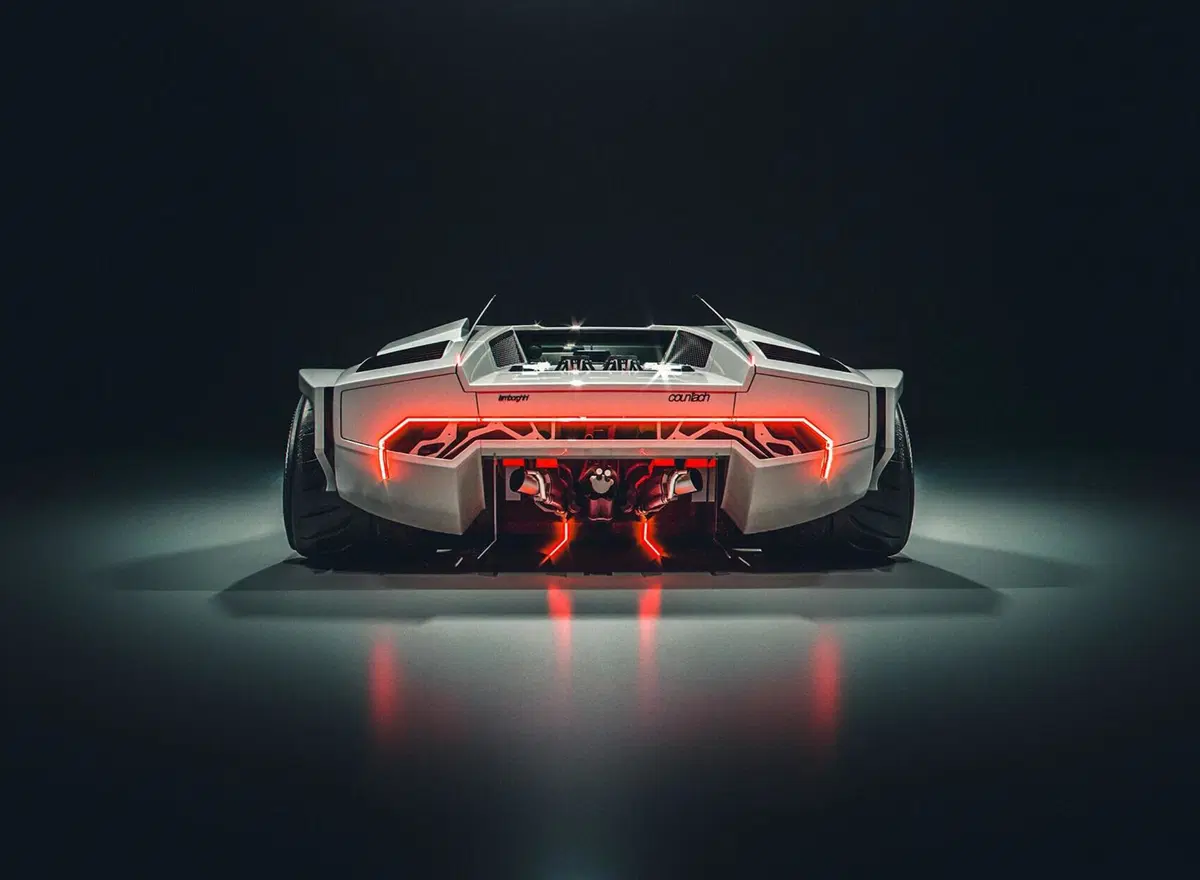 Lamborghini Countach, ritorno al futuro con un rendering (9)