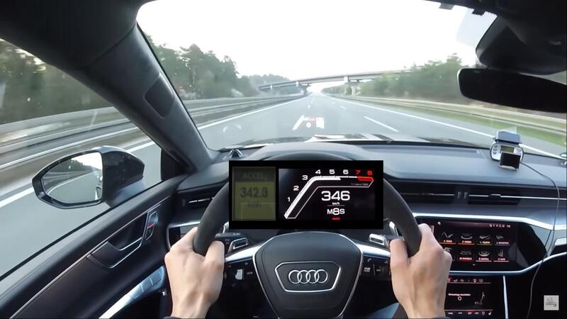 Audi RS7 da 810CV preparata da MTM, 346 KM/H in autostrada! [VIDEO]