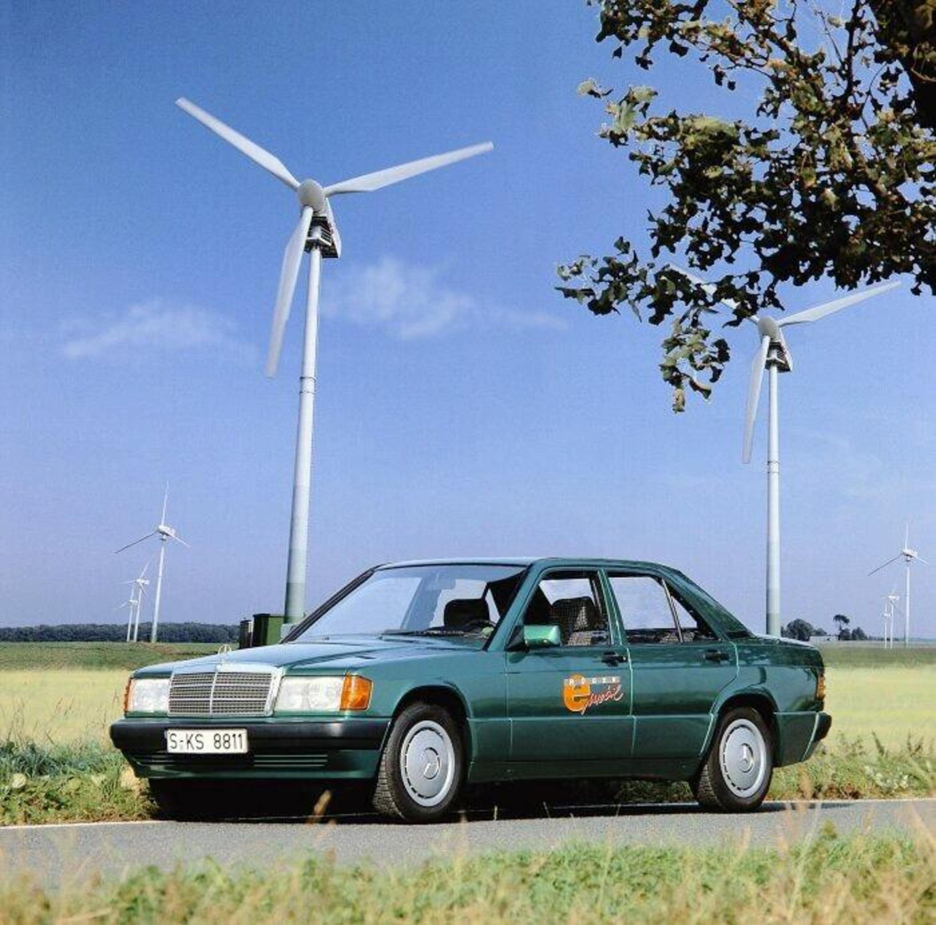 Mercedes 190 E Elektro, l&rsquo;elettrico premium di 30 anni fa